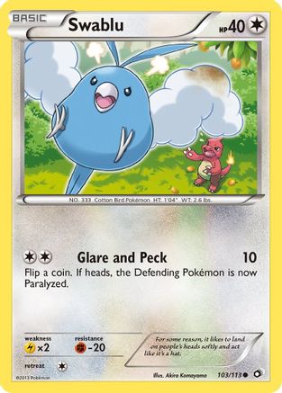 Swablu - Legendary Treasures #103