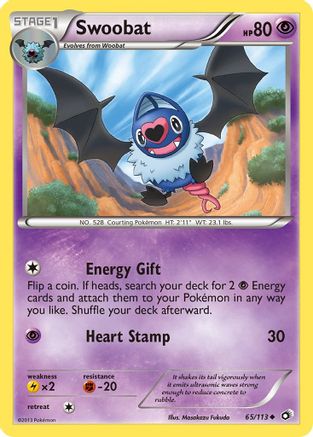 Swoobat - Legendary Treasures #65
