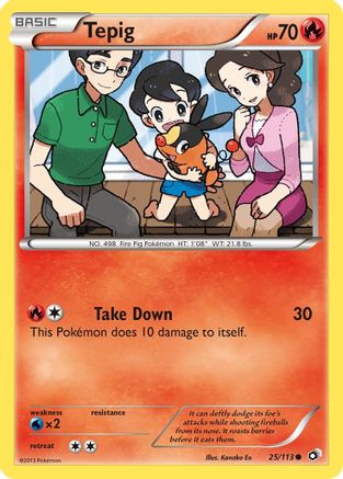 Tepig - Legendary Treasures #25