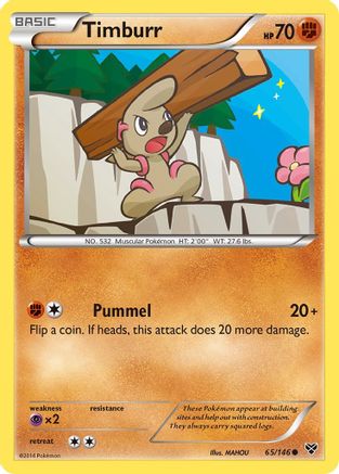 Timburr - XY Base Set #65