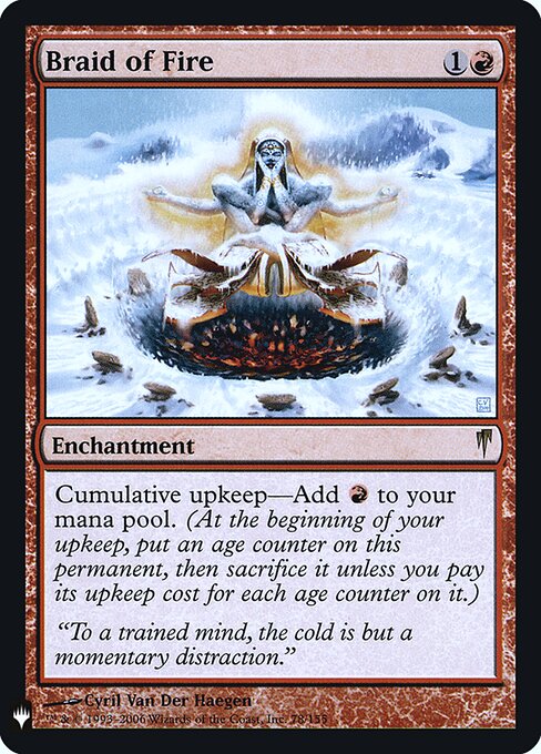 Braid of Fire - plst The List - #CSP-78