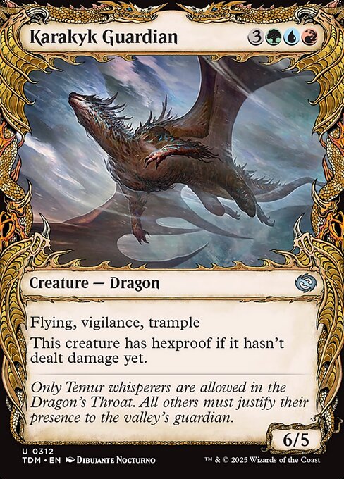 *Foil Karakyk Guardian — TDM — 312