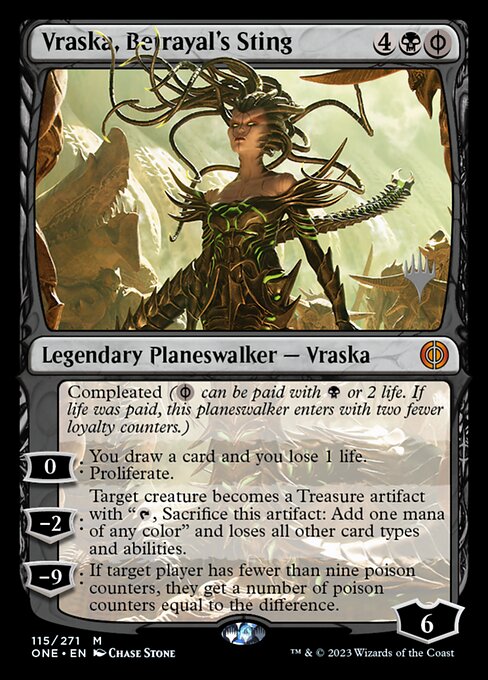 *Foil Vraska, Betrayal's Sting — PONE — 115p