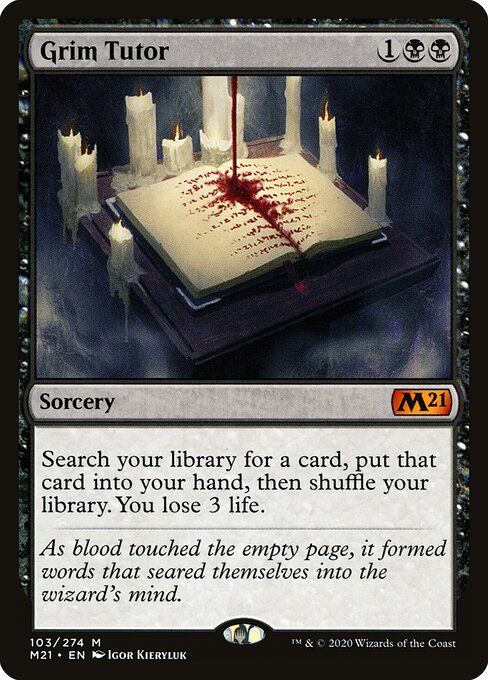 Grim Tutor - (m21 Core Set 2021-103)