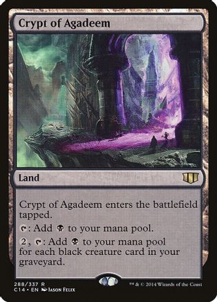 Crypt of Agadeem - Commander 2014 #288