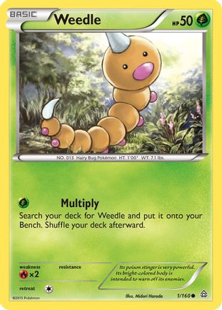 Weedle - XY - Primal Clash #1