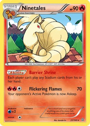 Ninetales - XY - Primal Clash #21