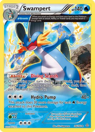 Swampert (Alpha) - XY - Primal Clash #36