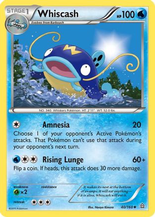 Whiscash - XY - Primal Clash #40