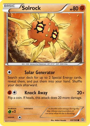 Solrock - XY - Primal Clash #83