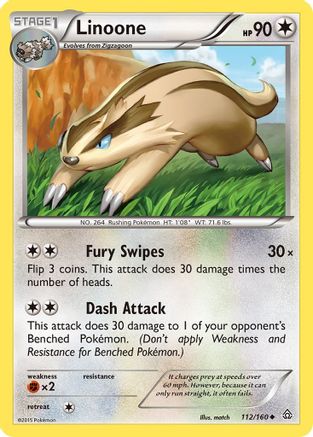 Linoone - XY - Primal Clash #112