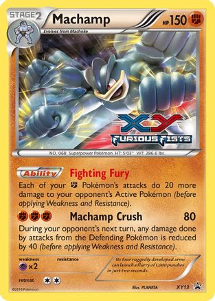 Machamp - XY13 (Prerelease) - XY Promos #XY13