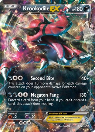 Krookodile EX - XY25 - XY Promos #XY25