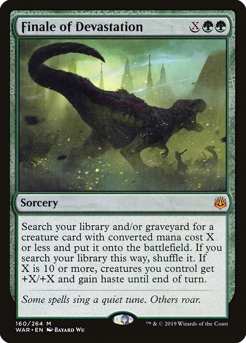 Finale of Devastation — WAR — 160