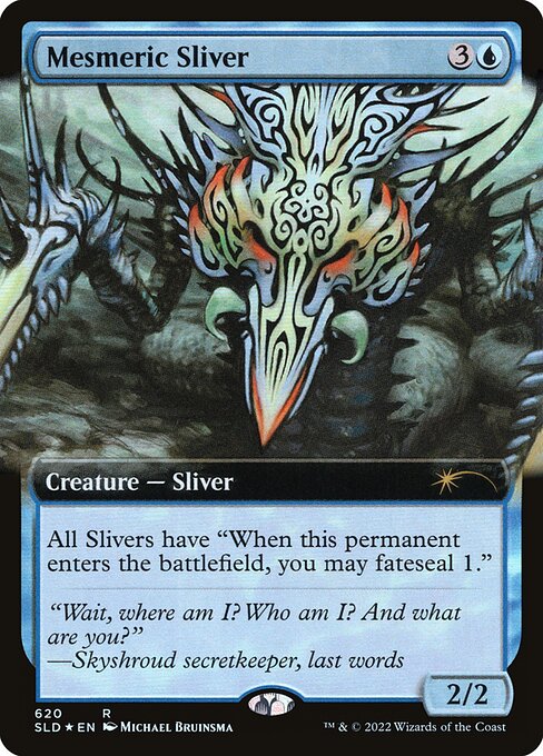 Mesmeric Sliver - (sld Secret Lair Drop-620) - Near Mint (*Foil )
