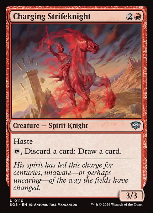 Charging Strifeknight - (sos Secrets of Strixhaven-110)