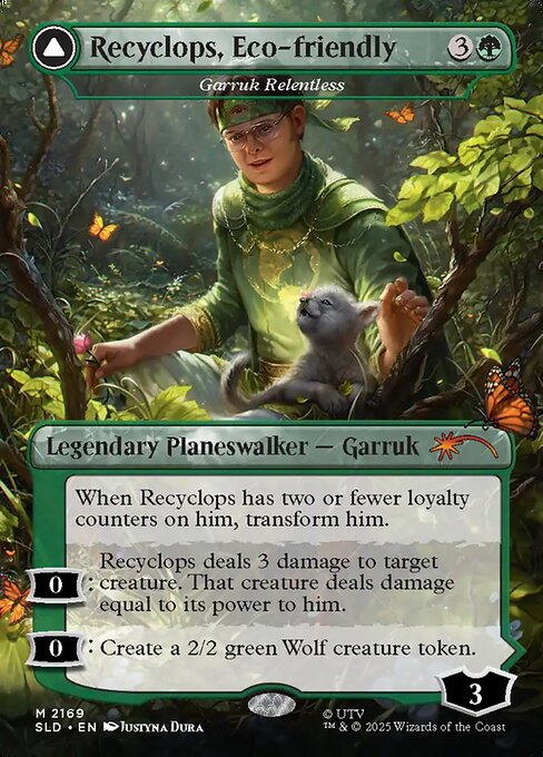 Garruk Relentless // Garruk, the Veil-Cursed — SLD — 2169