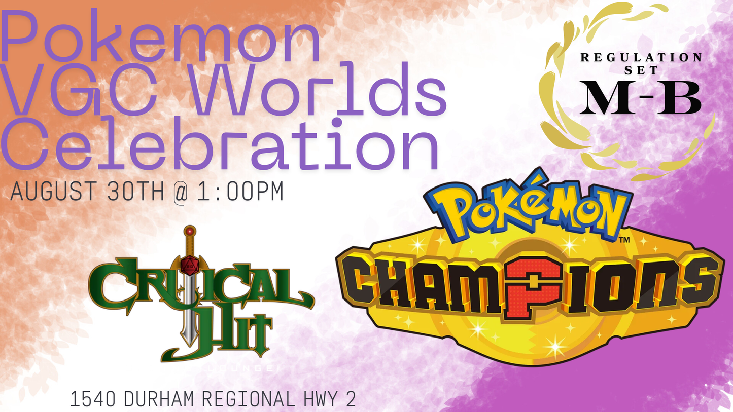VGC Worlds Celebration - August 30th