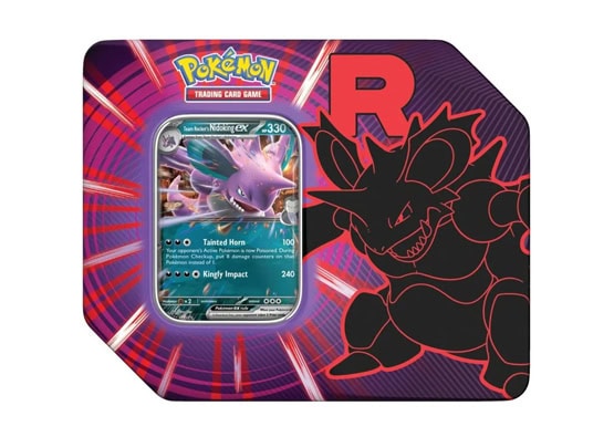 Pokemon - Team Rocket Tin (Nidoking)