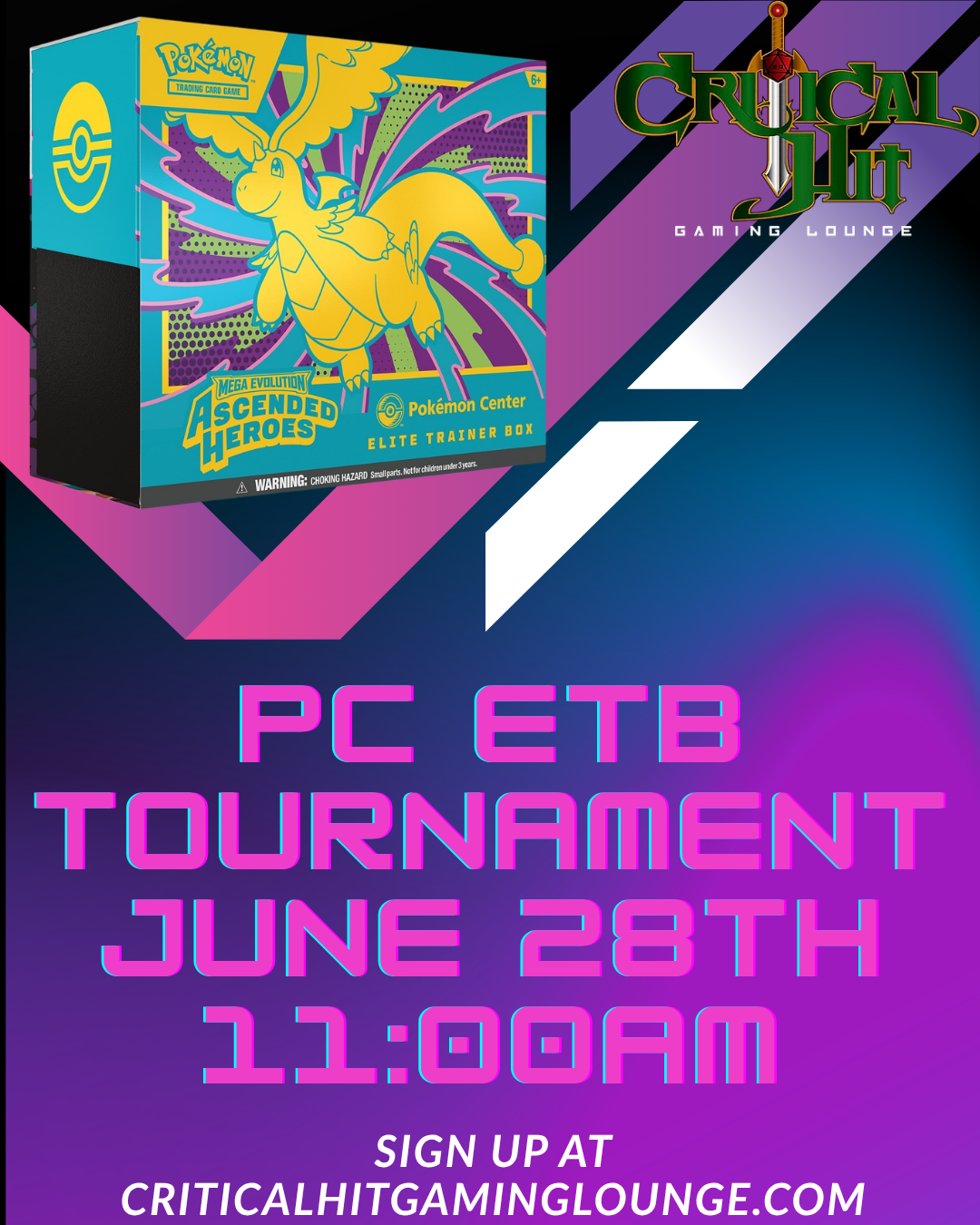 Pokemon Center ETB Tournament - June 28th