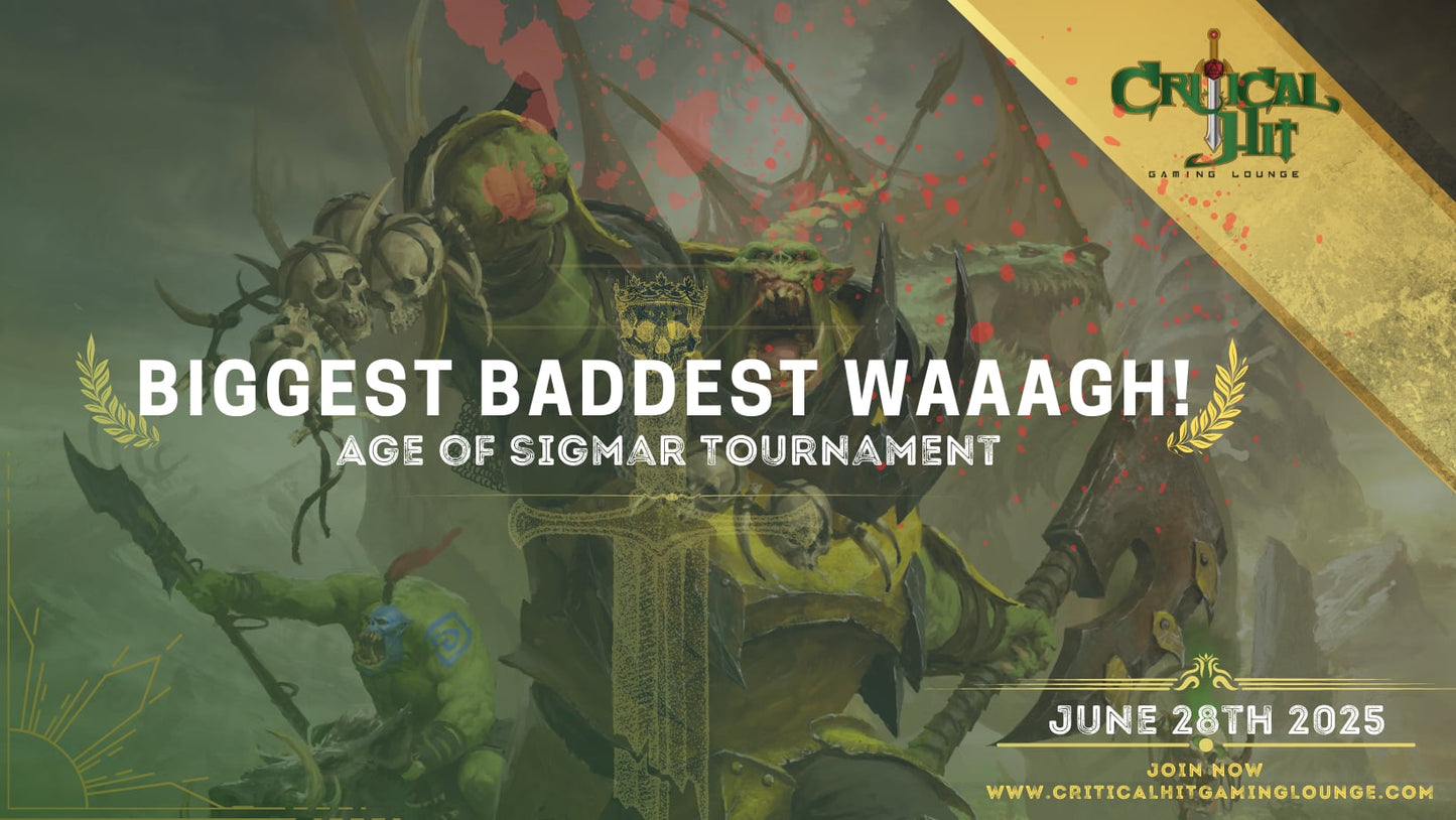 Biggest Baddest Waaagh! AOS 4.0 Tournament June 28th