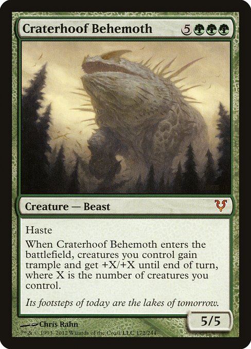 Craterhoof Behemoth — AVR — 172