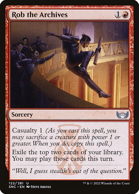 Rob the Archives — SNC — 122