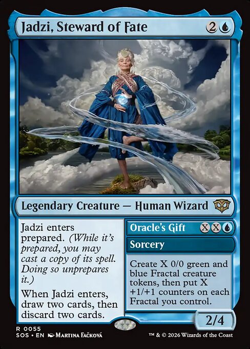Jadzi, Steward of Fate // Oracle's Gift - (sos Secrets of Strixhaven-55)