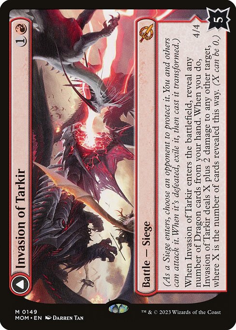 Invasion of Tarkir // Defiant Thundermaw - mom March of the Machine - #149