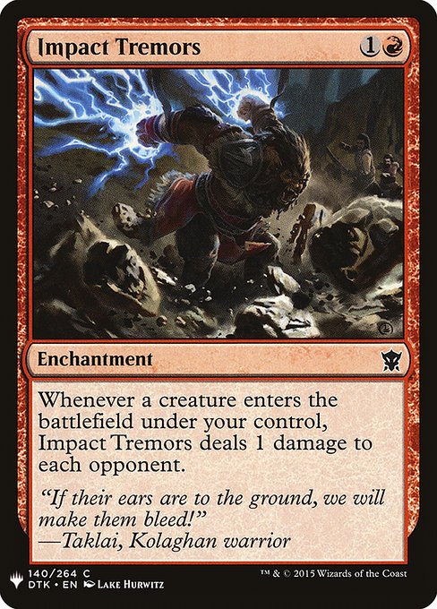 Impact Tremors — PLST — DTK-140