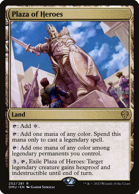 Plaza of Heroes - (pdmu Dominaria United Promos-252p)