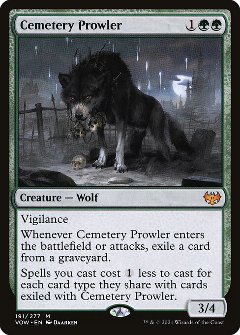 Cemetery Prowler - (vow Innistrad: Crimson Vow-191)