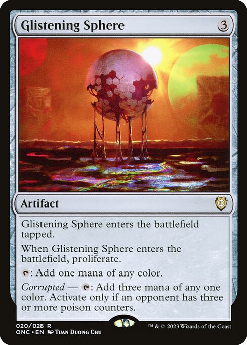 Glistening Sphere - onc Phyrexia: All Will Be One Commander - #20