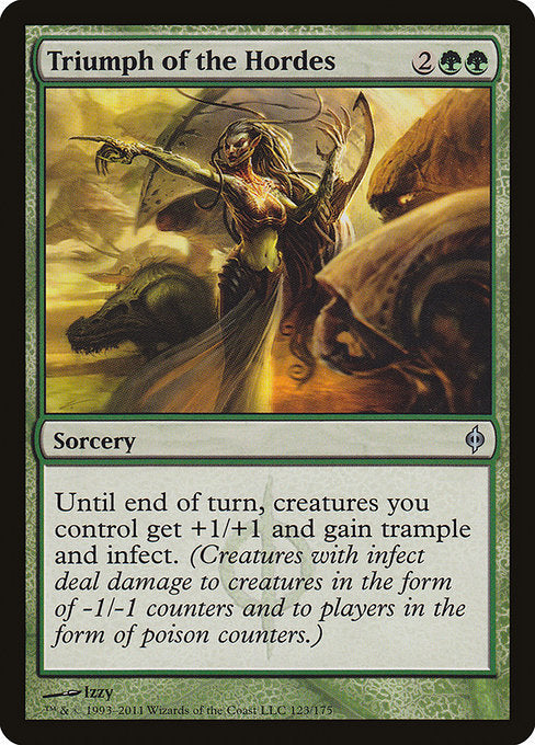 Triumph of the Hordes - (nph New Phyrexia-123) - Lightly Played