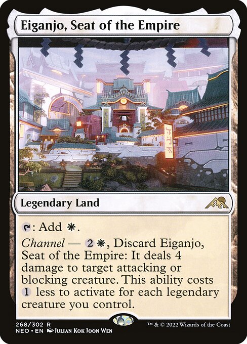 Eiganjo, Seat of the Empire - (neo Kamigawa: Neon Dynasty-268)