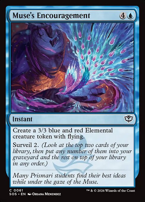 Muse's Encouragement - (sos Secrets of Strixhaven-61)