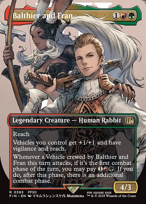 *Foil Balthier and Fran — FIN — 393