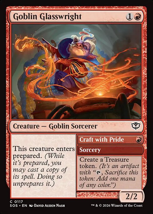 Goblin Glasswright // Craft with Pride - (sos Secrets of Strixhaven-117)