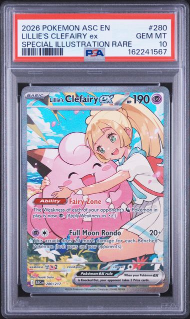 Lillie's Clefairy ex - Ascended Heroes - #280/217 PSA10 #162241567