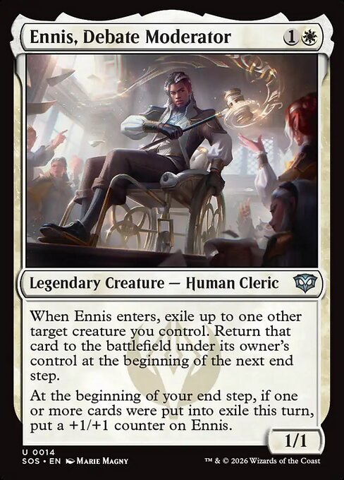 Ennis, Debate Moderator - (sos Secrets of Strixhaven-14)