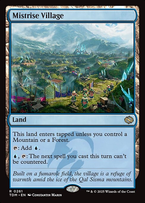 Mistrise Village - (tdm Tarkir: Dragonstorm-261)