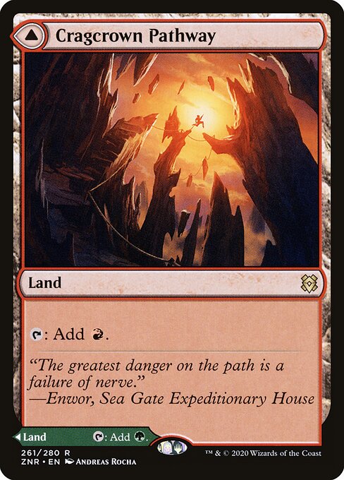 Cragcrown Pathway // Timbercrown Pathway - (znr Zendikar Rising-261)
