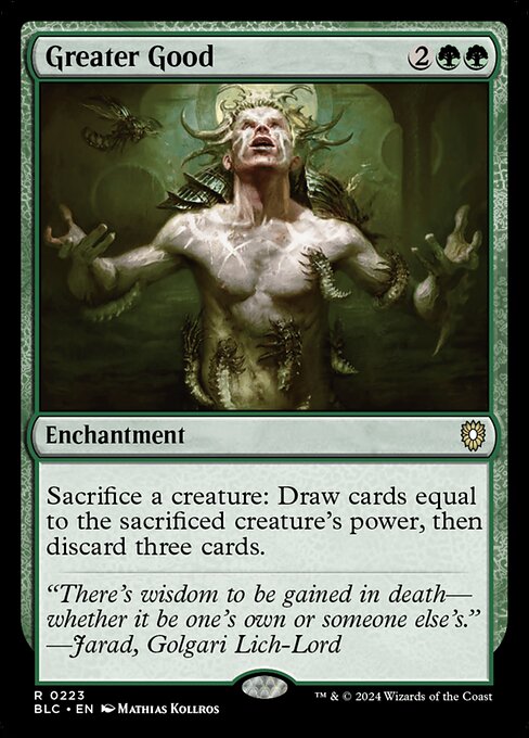 Greater Good - blc Bloomburrow Commander - #223