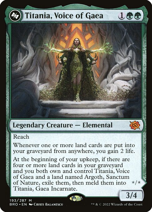 Titania, Voice of Gaea - (bro The Brothers' War-193)
