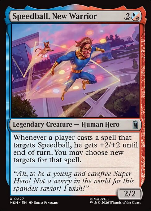 Speedball, New Warrior - Marvel Super Heroes #227
