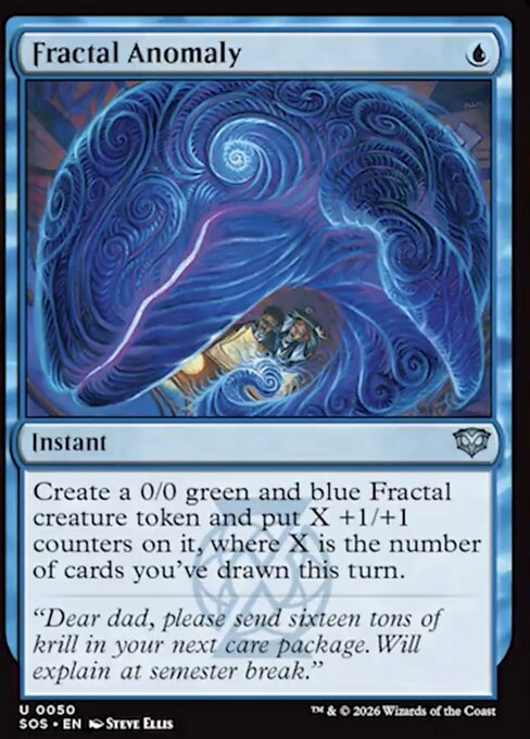 Fractal Anomaly - (sos-50) - Near Mint (*Foil )