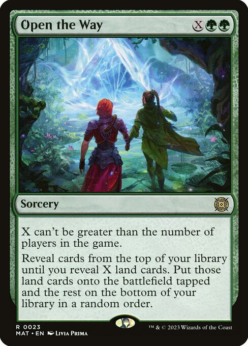 Open the Way - (mat-23) - Near Mint (*Foil )
