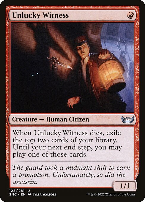 Unlucky Witness — SNC — 128