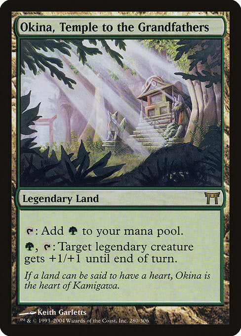 Okina, Temple to the Grandfathers - chk Champions of Kamigawa - #280