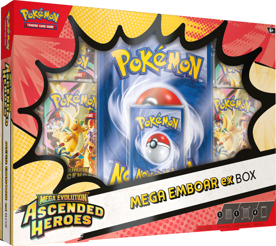 Pokemon - Ascended Heroes - Mega Emboar EX Box (Preorder)